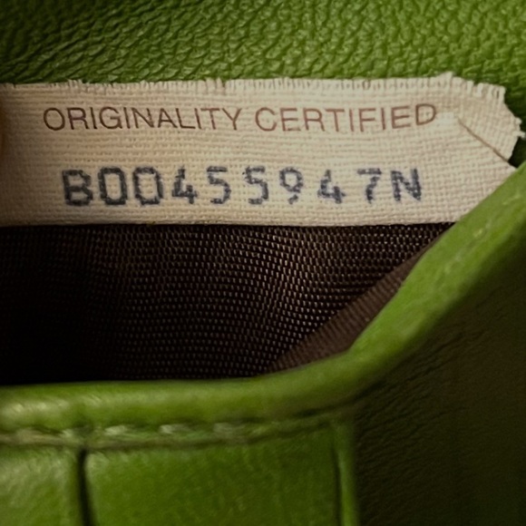 Bottega Veneta Bifold wallet Green Intrecciatro Italy - Picture 16 of 16